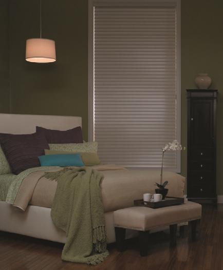 The horizontal sheer can be raised for an unobstructed view and lowered to soften the view.