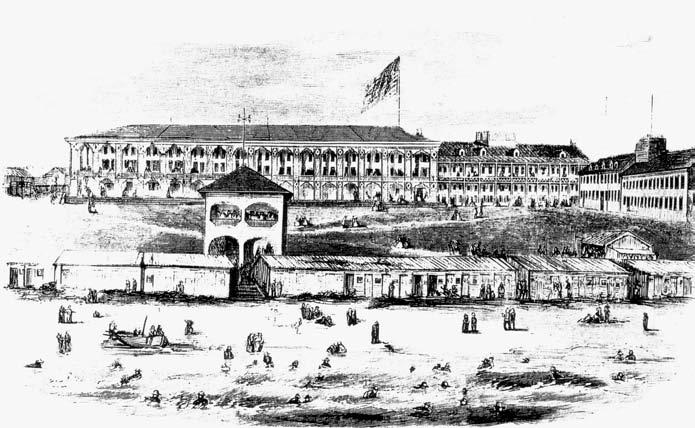 Cape May Timeline 1830s -1840s Development of boarding houses and hotels: the New Atlantic Hotel in 1842, the