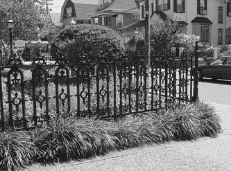 Fences Front fences are one of the most Victorian features of the Cape May historic district and provide a strong sense of continuity to the streetscape.