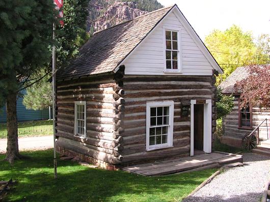 very early in Ourayʼs development, the earliest homes were