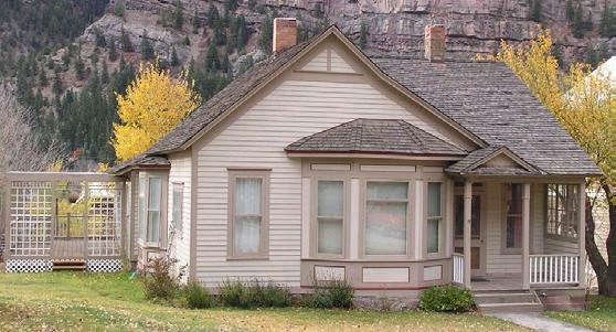VICTORIAN HOUSES The homes considered part of the Ouray Victorian character include Carpenter Gothic, Colonial Revival, and Dutch Colonial Revival influences as adopted and incorporated by local