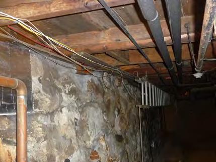 HISTORIC STRUCTURE REPORT The Buckman Tavern Recommendations: Basement walls should be left as they are with repointing occurring as required in conjunction with the foundation repointing.
