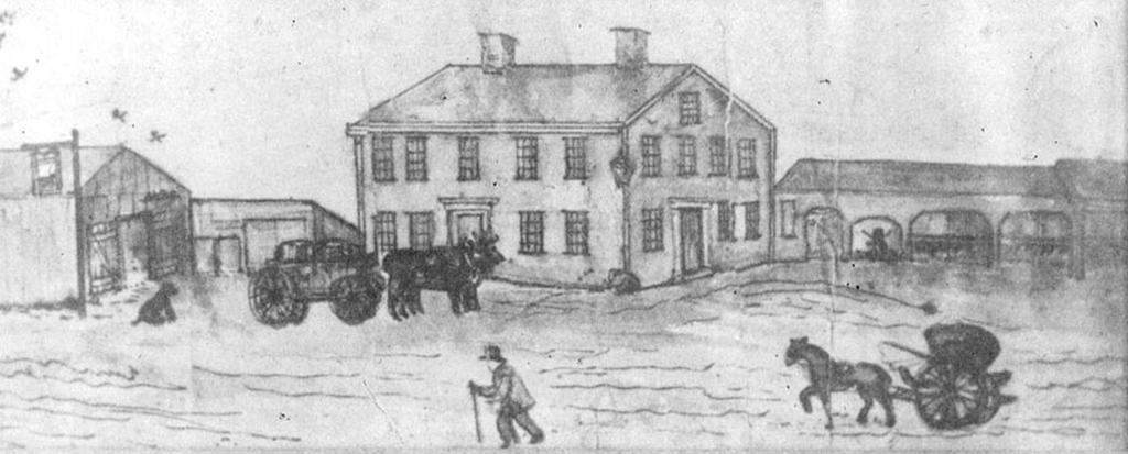 HISTORIC STRUCTURE REPORT The Buckman Tavern Figure 8. The Viles Tavern in Lexington, 1827. Courtesy of Historic New England. Taverns in Lexington 41 According to Edward P.
