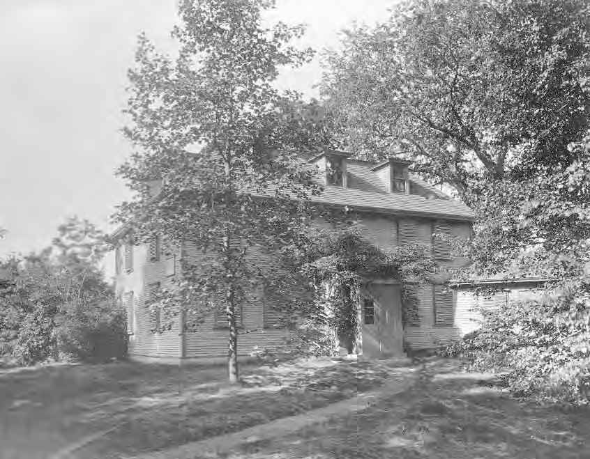 HISTORIC STRUCTURE REPORT The Buckman Tavern Figure 54. View of he Buckman Tavern in 1894. By this time the building is unoccupied and shuttered. Courtesy of the Lexington Historical Society.