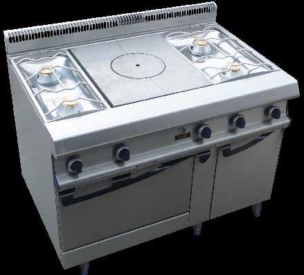 SOLID TOP Essential to boil, to simmer or to hold, the solid top offers complete flexibility and is the ideal complement to the open
