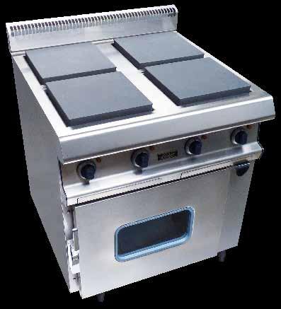 3kWx2 3,5 or 3kW x2 - Plate 300x300 300x300 Ø300 or 300x300-4 electric cooking