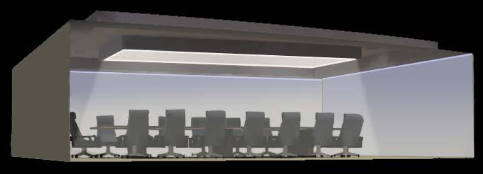 Conference Room A Photoshop rendering of the proposed redesign is shown below: