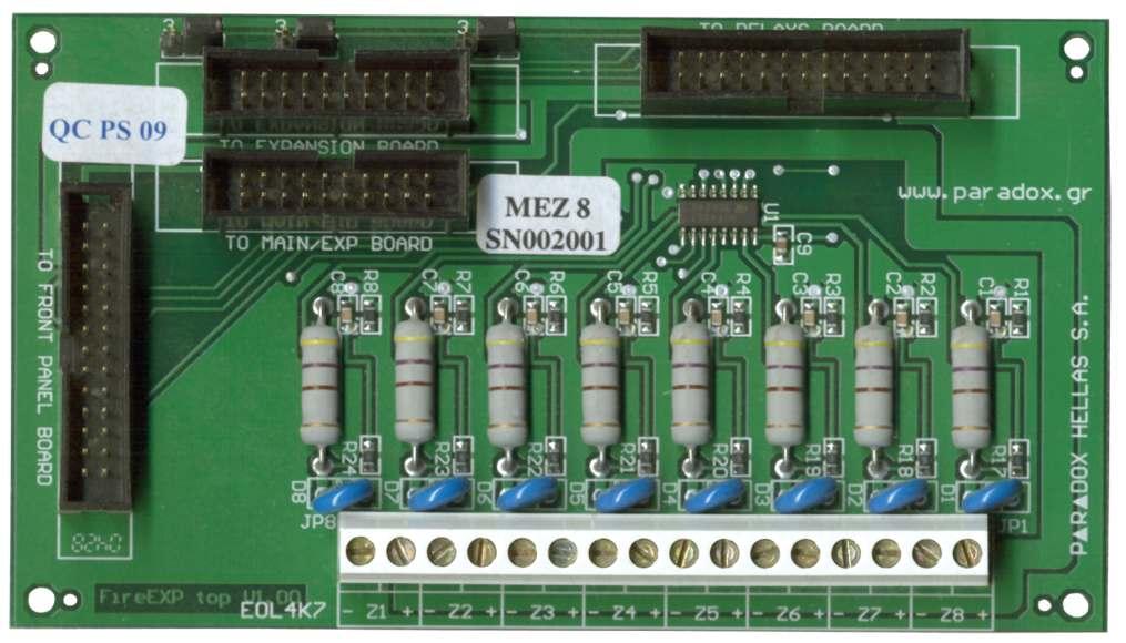 expansion boards and one zone expansion board have been designed and manufactured.