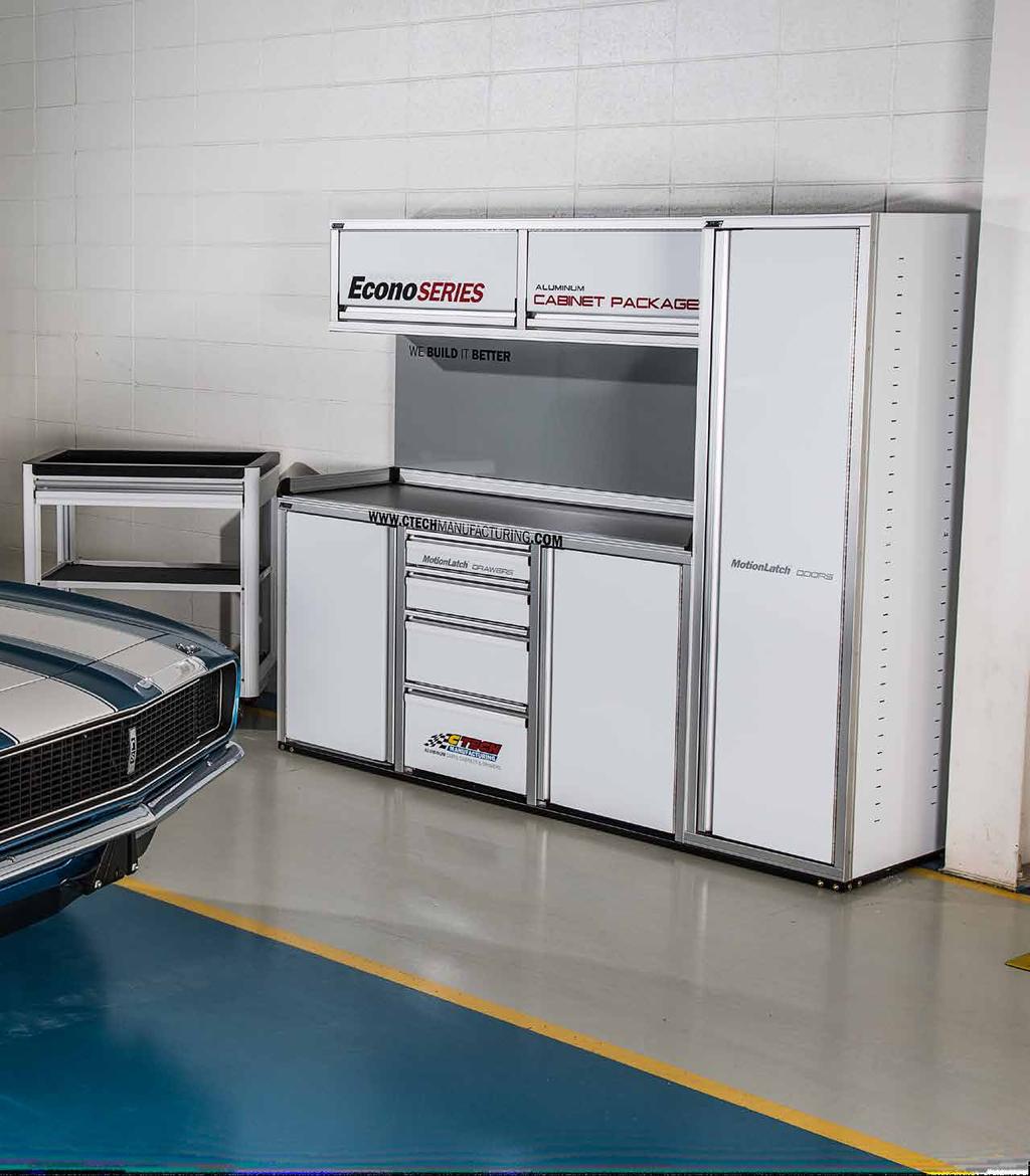 10 ECONO SERIES CTech is known for premium aluminum cabinets designed for trailers, shops, and garages.