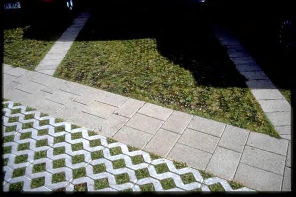Show on your site plan: Location, extent and types of pervious pavements. Confirm the following standard specifications are met: No erodible areas drain on to permeable pavement.