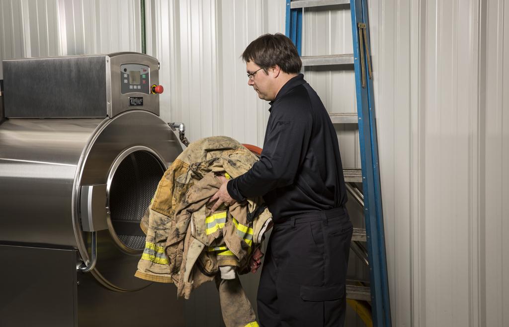 CHAPTER TWO: The Right Equipment Programmable Equipment: Turnout gear is a specialty item, and therefore requires specialty wash programs.
