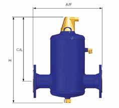 JD1 - Air Separator (De-aerator) Description The JD1 is a high efficiency in-line air separator suitable for use on heating and chilled systems.