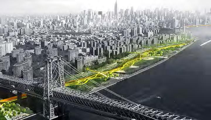 FOSTERING RESILIENCY EAST SIDE COASTAL RESILIENCY A visionary multifunctional design to protect southern Manhattan from flooding and creating landscapes and amenity spaces.