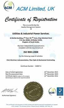 Certified Electricians Work Permit Receiver Safety Inspectors QA/QC Inspector Our Customers rely on our services.