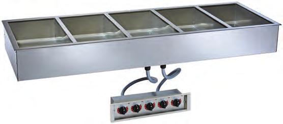 HOT FOOD WELLS DROP-IN HOT WELLS Drop-in Hot Wells are available in sizes ranging from a single full-size