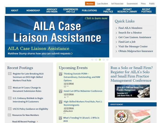 Website Banner Advertising Connect with an engaged audience. More than 700,000 page views per month. AILA.org AILA.org is consistently rated our #1 member benefit.
