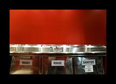 Sanitation Sanitizer must be used at the correct concentration in the dish machine, 3-compartment sink, and sanitizing buckets.
