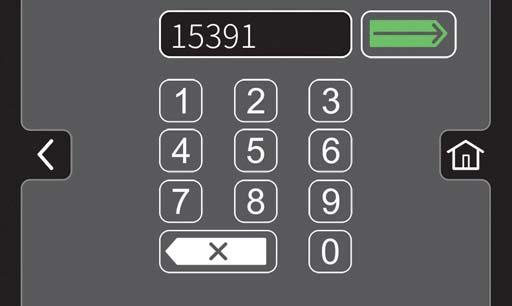 6. Use the keypad to assign the new user / supervisor a login number.
