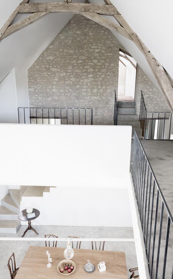 Architecture firm SEPTEMBRE, based in Paris France, converted this old farmhouse into a summer home.