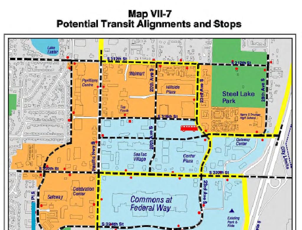 Review of Plans Pertinent to the Federal Way Transit