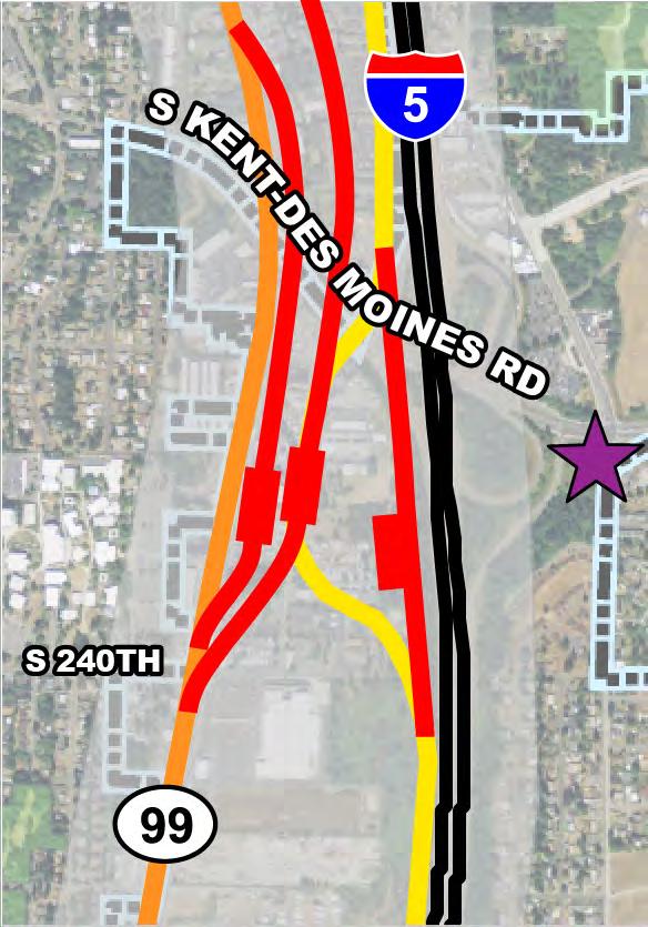 SK E DE TN S City of SeaTac Comprehensive Plan (City of SeaTac, 2011) M OI NE SR SR 99 alignment east of center median and elevated If no station at S 216th, then I-5 preferred alignment S 240TH D