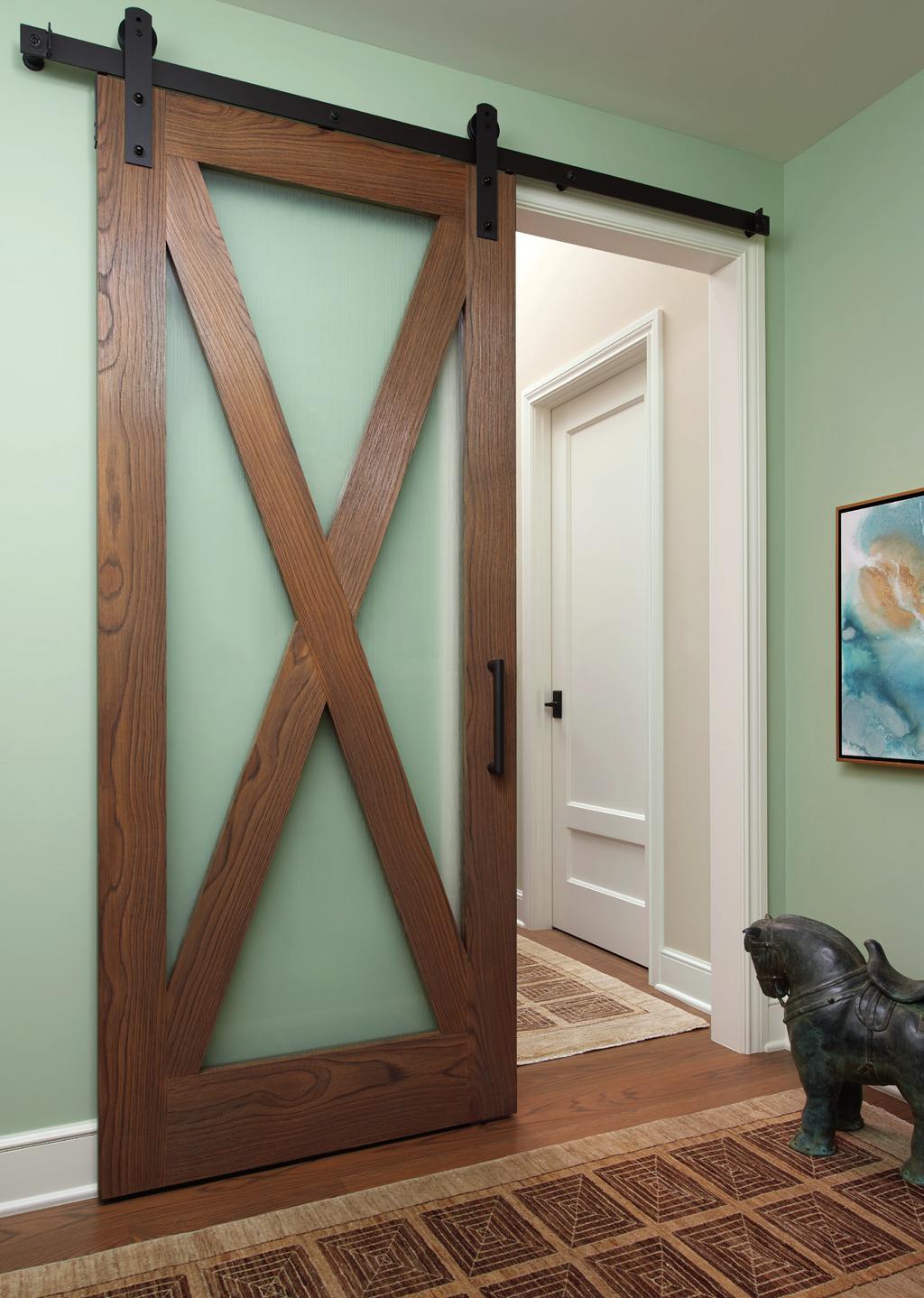 No matter if it s a distinctive wood species or a paint-grade MDF door, the design can be carried across them all keeping the rhythm of the design