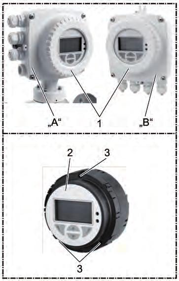 Commissioning 7.4.2 Configuration of transmitters with single-compartment housing Fig.
