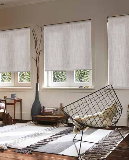 Q MOTION Elegant, sleek and operated at the touch of a button, automated blinds are the envy of their cord bearing counterparts.