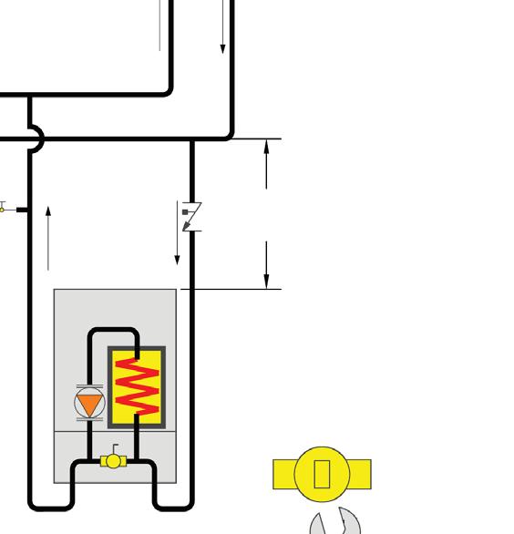 apart System Temperature Sensor Size common piping according to maximum heat