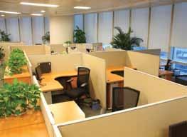 Office Open office Open Office The Energy Management System reduces lighting energy consumption in areas where multiple employees work, each with differing lighting preferences.