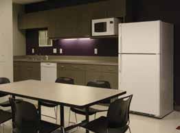 Office break room Break Room The Energy Management System reduces lighting energy consumption in areas that are used intermittently.