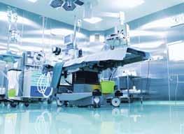 Healthcare surgical Suite Surgical Suite The Energy Management System reduces lighting energy consumption while providing control of ambient lighting for optimal viewing of the surgical field.