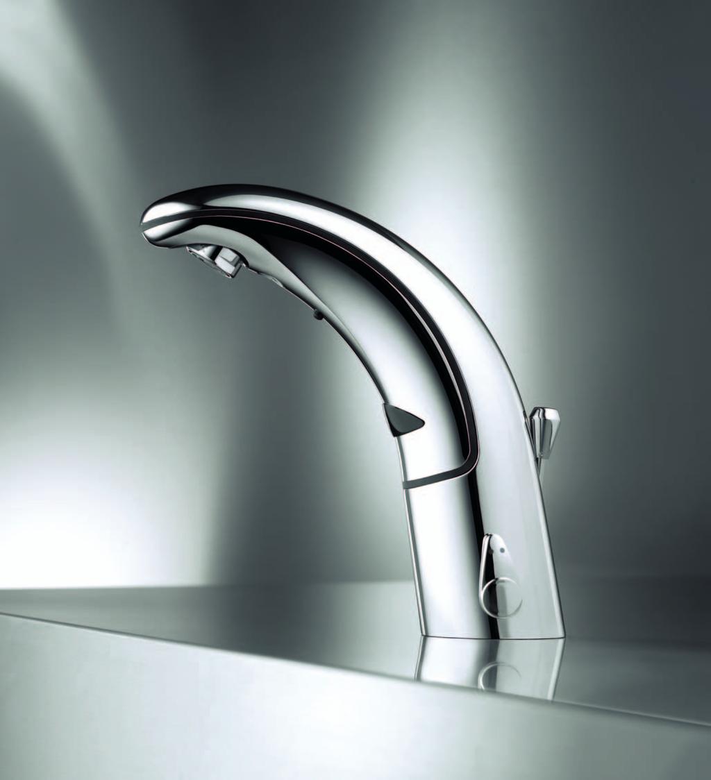 Telepathy. The faucet that reads your mind. KWC TRONIC is a high-tech faucet with a completely new dimension.