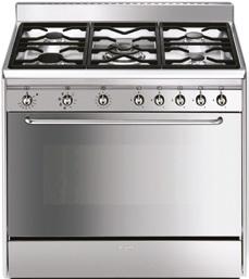 cooktop STAINLESS STEEL WITH FULLY GLAZED DOOR 6