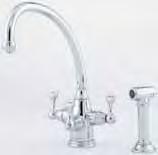 WITH FILTRATION, LEVER HANDLES AND RINSE PHOENICIAN 1560 SINK MIXER WITH FILTRATION, LEVER
