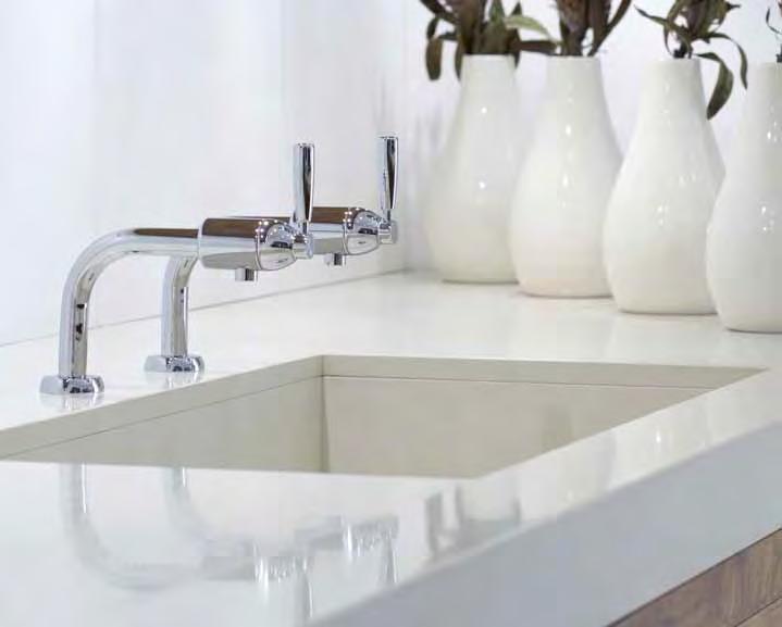 the contemporary collection cirrus Simple and elegant, these bibcock pillar taps will complement your kitchen perfectly.