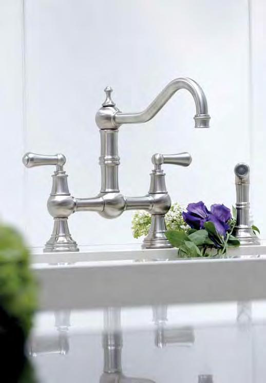 PROVENCE 4750 TWO HOLE SINK MIXER WITH CROSSHEAD HANDLES PROVENCE 4755 TWO HOLE SINK