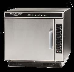 In addition to the normal microwave function, the Jetwave-model includes a convection function. The heavy-duty oven construction is built to last.
