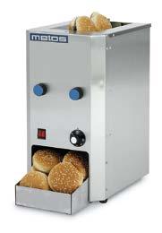 24kW 50/60Hz Metos Tempo 6 Metos conveyor toasters have a preset temperature setting, toasting colour is determined by setting the conveyor speed.