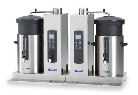 METOS COMBI BULK BREWING COFFEE MACHINES Metos ComBi Line coffee machine range consists of counter and wall models, both with hot water taps or containers with dispensing taps on both sides.