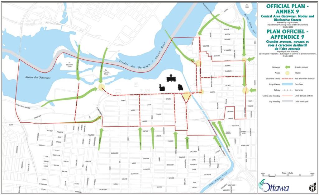 Subject Site Transportation Network Figure 4.2: Annex 9 Central Area Gateways, Nodes and Distinctive Streets St.