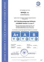 AHU Product certificate Declaration of Conformity Hygienic survey In addition to the