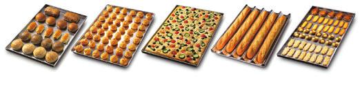Trays and grills Lainox offers a wide range of trays and special accessories for bakery and pastry, developed for carrying out special kinds of cooking normally requiring dedicated Accessories