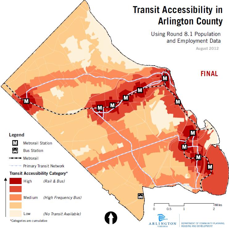 Measuring Success High Transit Accessibility for Jobs and People 2010 People Jobs Metrorail 16% 59% 0 - ¼ Mile Metrorail 34% 80% 0 ½ Mile Any Transit 0