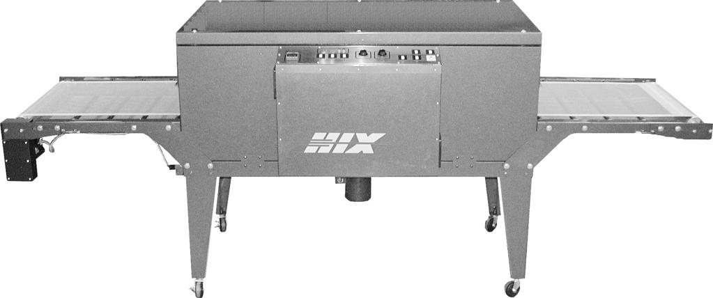 WARRANTY (Effective January 1, 2007) HIX will automatically register the equipment on the date it was shipped to you or your distributor.