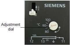 COMPONENT CHECKS & ADJUSTMENT PROCEDURES HIGH LIMIT THERMOSTAT ADJUSTMENT The high limit thermostat (RAK-ST.
