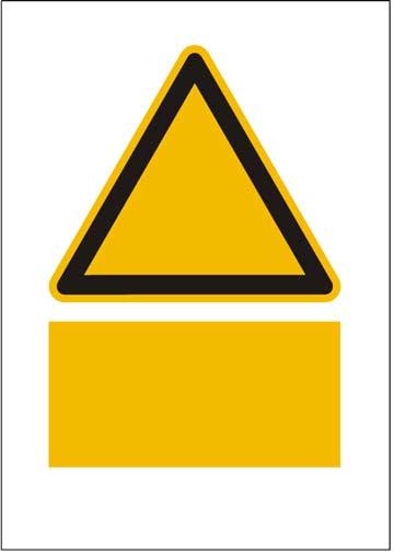 Figure 11 Figure 12 Colour of sign carrier: Symbol or text colour: colour of the safety sign or white relevant contrast colour 8.