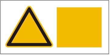 more safety signs and/or associated supplementary signs on the same rectangular carrier.