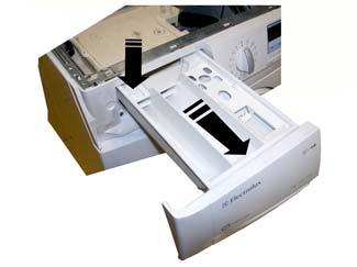 6.2 Control panel a. Remove the work-top. b. Extract the detergent drawer. (Fig.5) c.