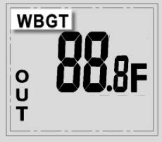 The software interface protocol is 9600 bps, 8 data bits, with no parity. The communication format transmits ASCII code every second while the WBGT Heat Stress Meter is turned on.